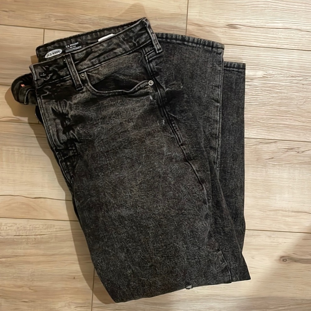 Straight leg jeans